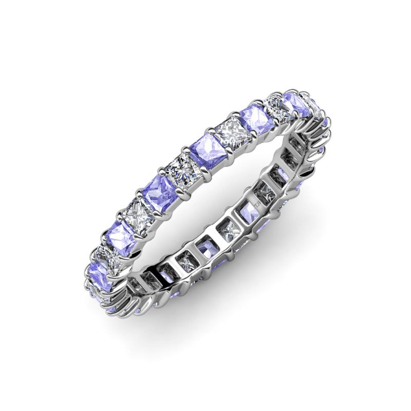 Allie Tanzanite and Diamond Eternity Band 