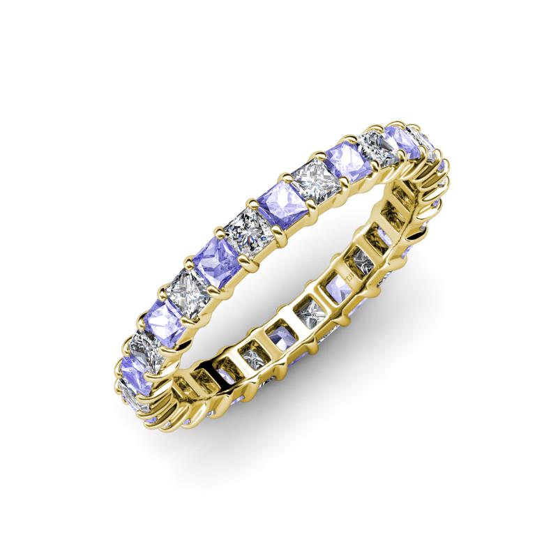 Allie Tanzanite and Diamond Eternity Band 