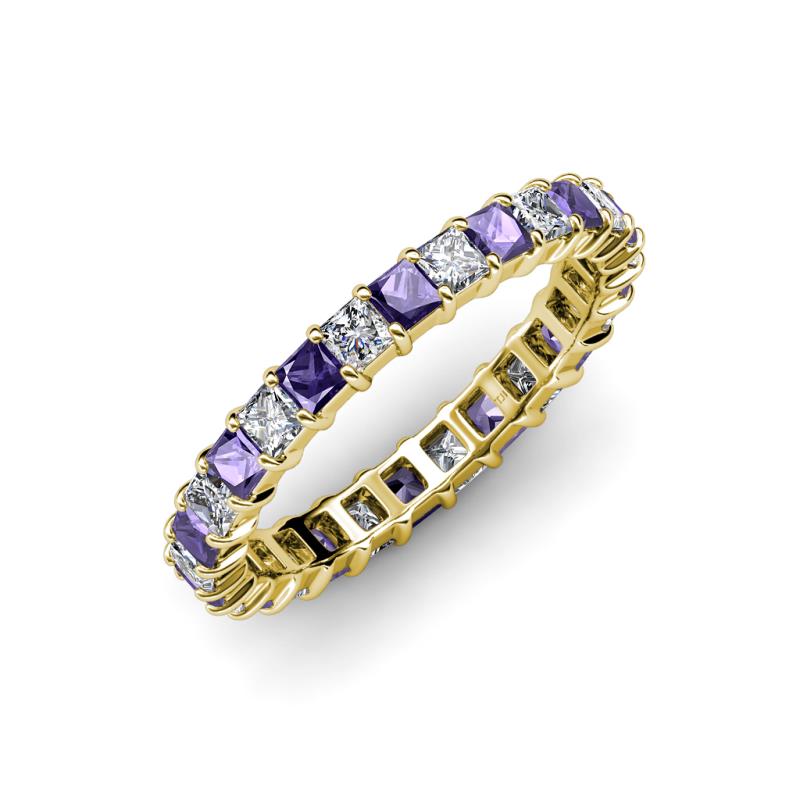 Allie Iolite and Diamond Eternity Band 