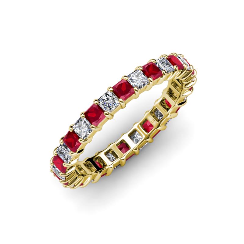 Allie Ruby and Diamond Eternity Band 