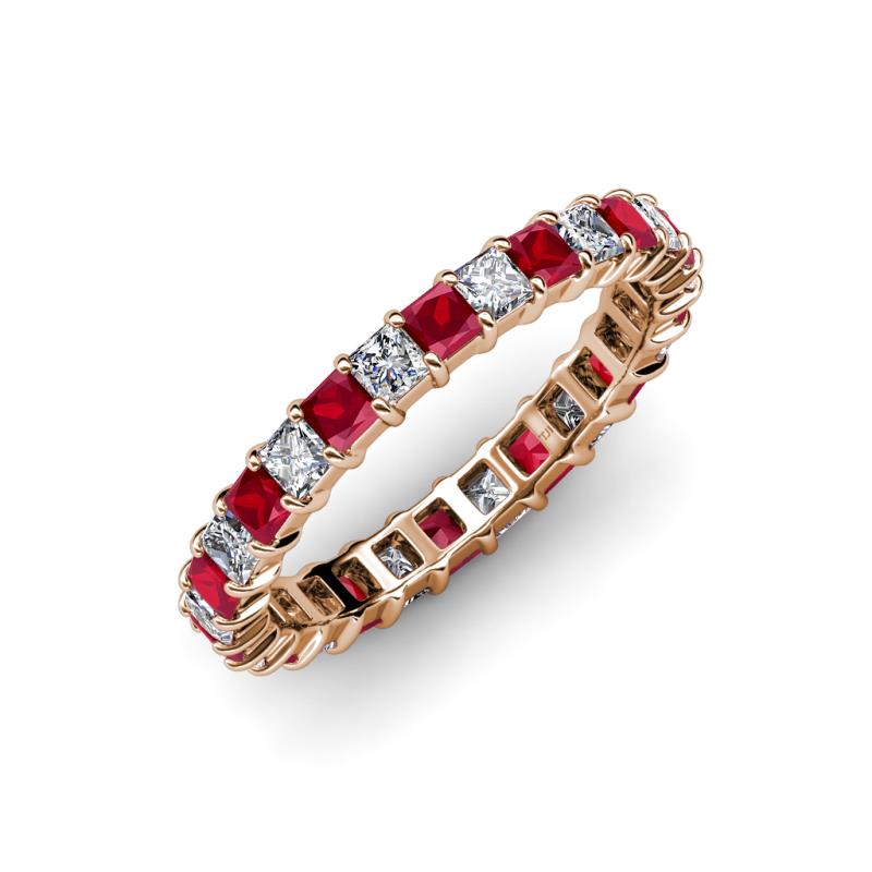 Allie Ruby and Diamond Eternity Band 