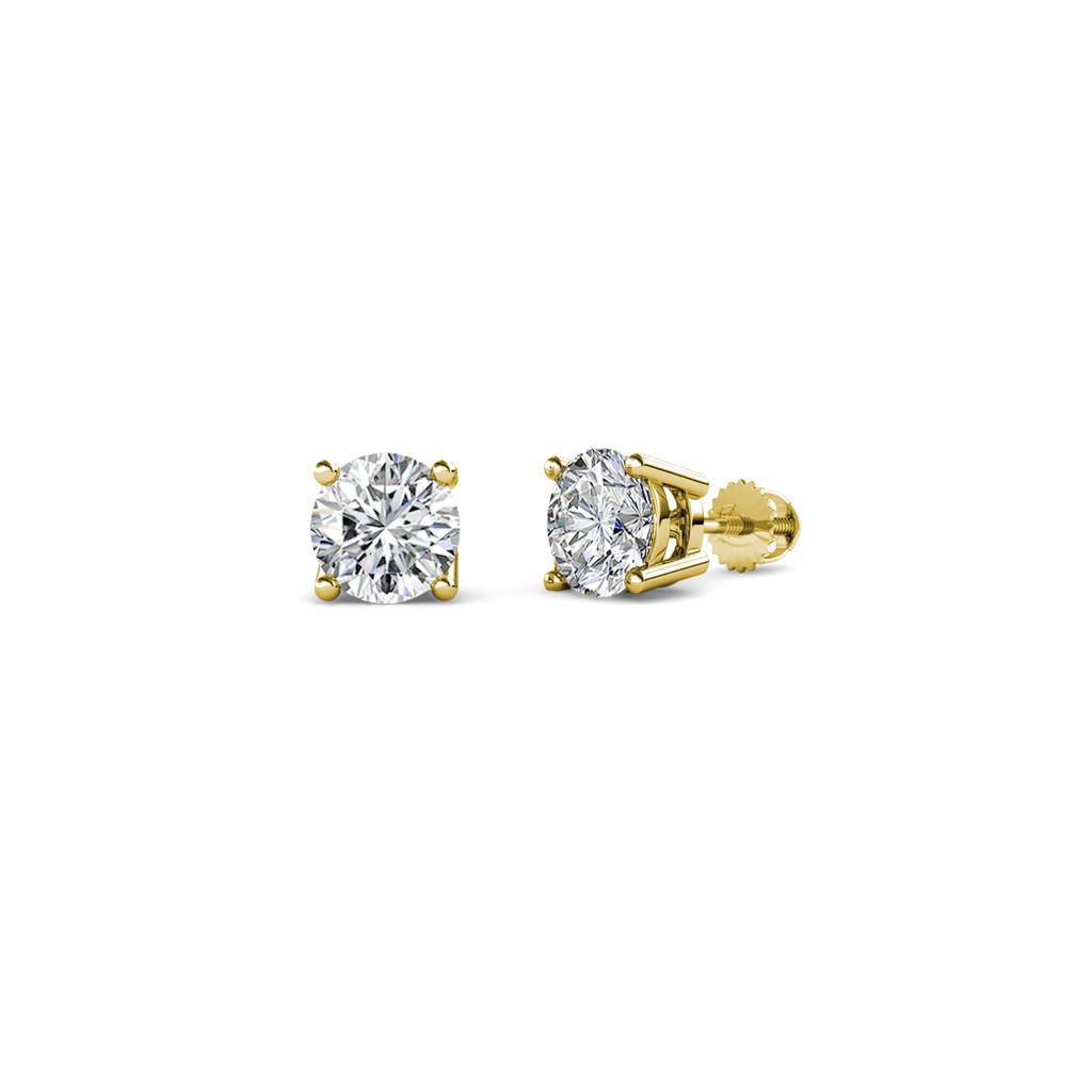 Alina Ruby (4mm) Solitaire Stud Earrings 