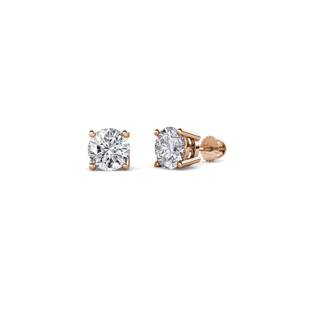 Alina Ruby (4mm) Solitaire Stud Earrings 