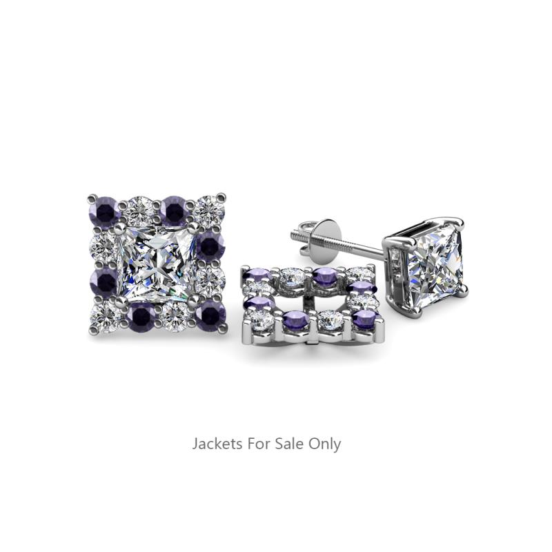 Serena Iolite and Diamond Jacket Earrings 