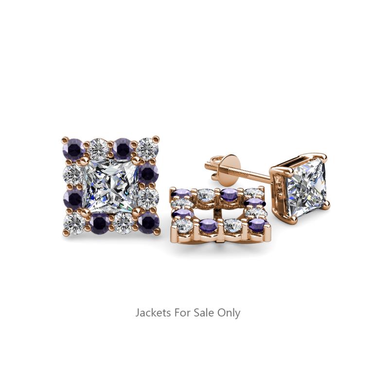 Serena Iolite and Diamond Jacket Earrings 