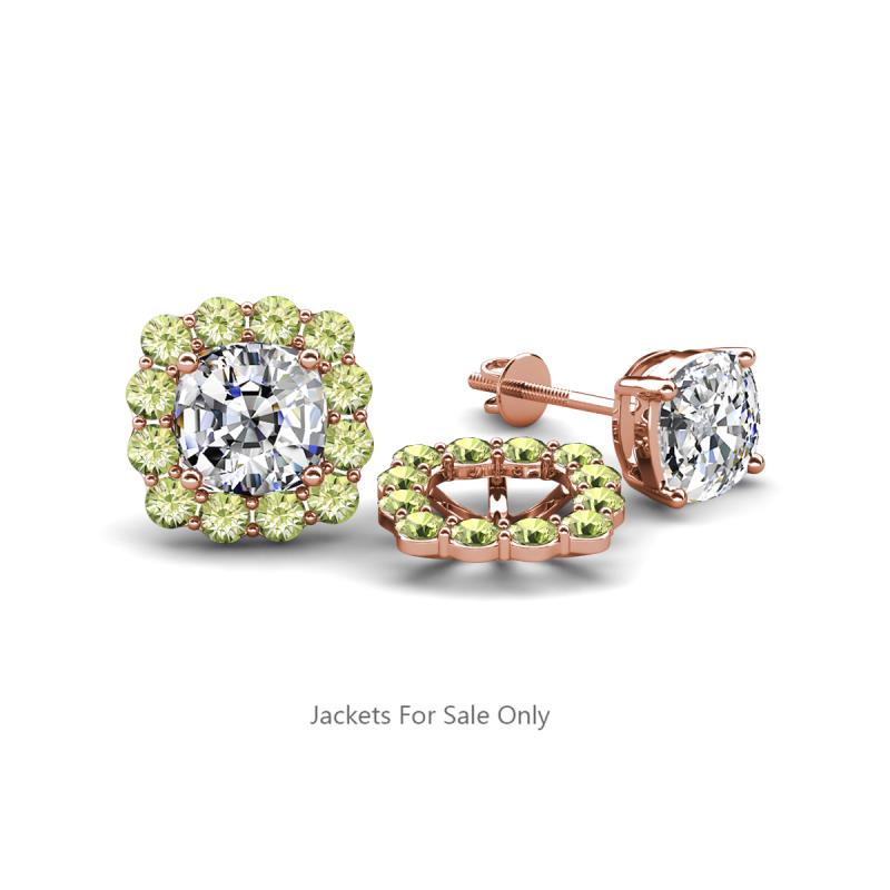 Ambre Peridot Jacket Earrings 