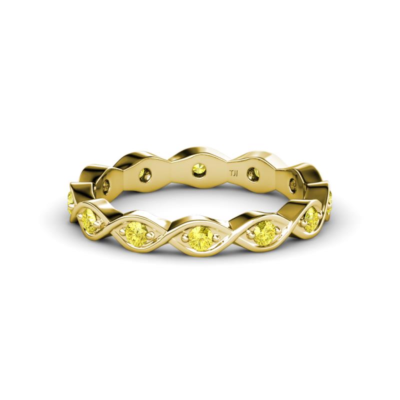 Breanna 1.70 mm Yellow Sapphire Eternity Band 