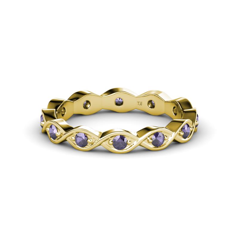 Breanna 1.70 mm Iolite Eternity Band 