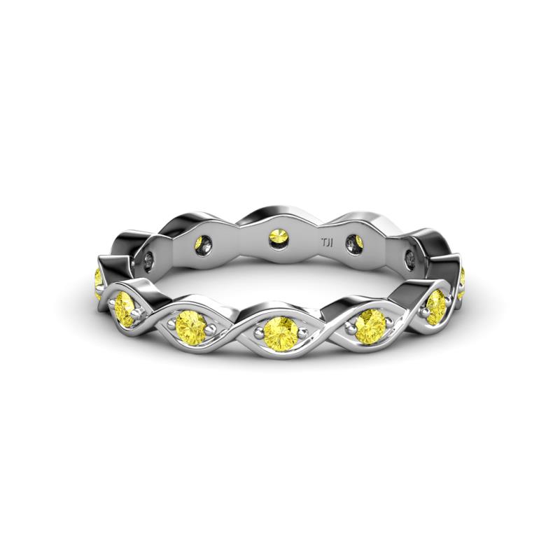 Breanna 2.20 mm Yellow Sapphire Eternity Band 