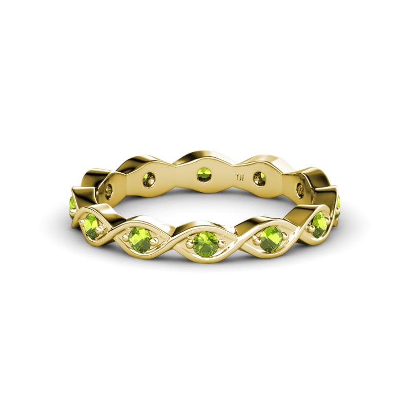Breanna 2.20 mm Peridot Eternity Band 