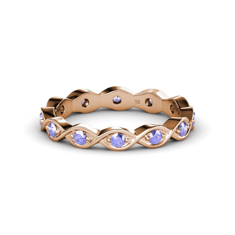 Breanna 2.20 mm Tanzanite Eternity Band 