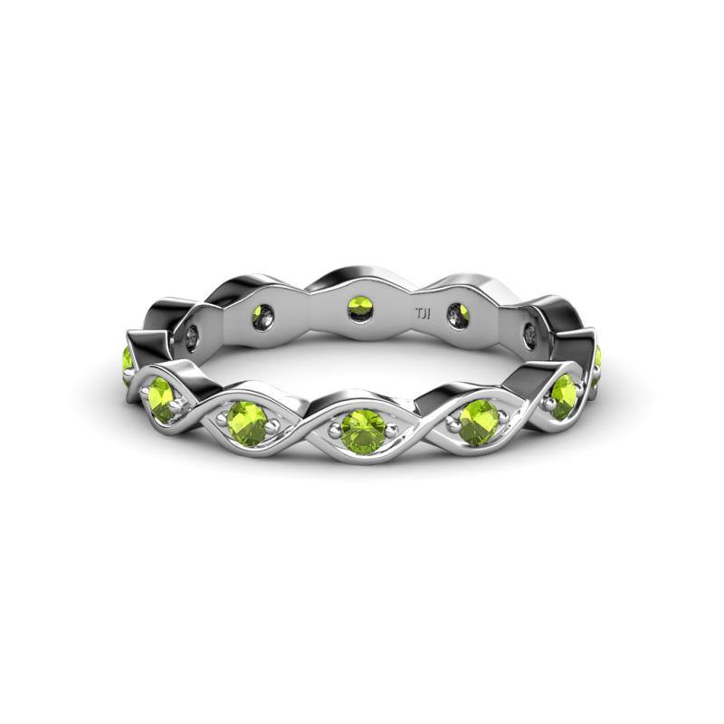 Breanna 2.20 mm Peridot Eternity Band 