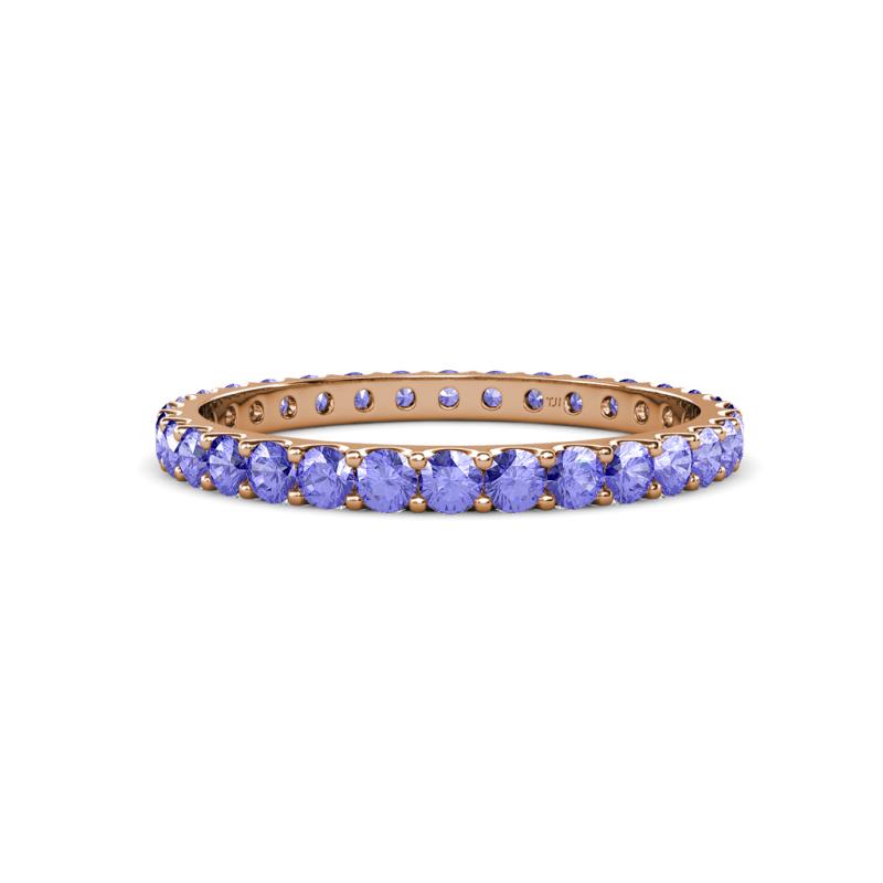 Audrey 2.70 mm Tanzanite U Prong Eternity Band 