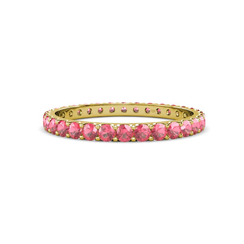 Audrey 2.70 mm Pink Tourmaline U Prong Eternity Band 