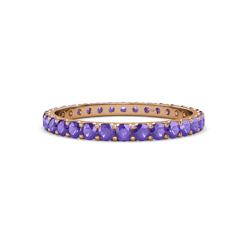Audrey 2.70 mm Iolite U Prong Eternity Band 