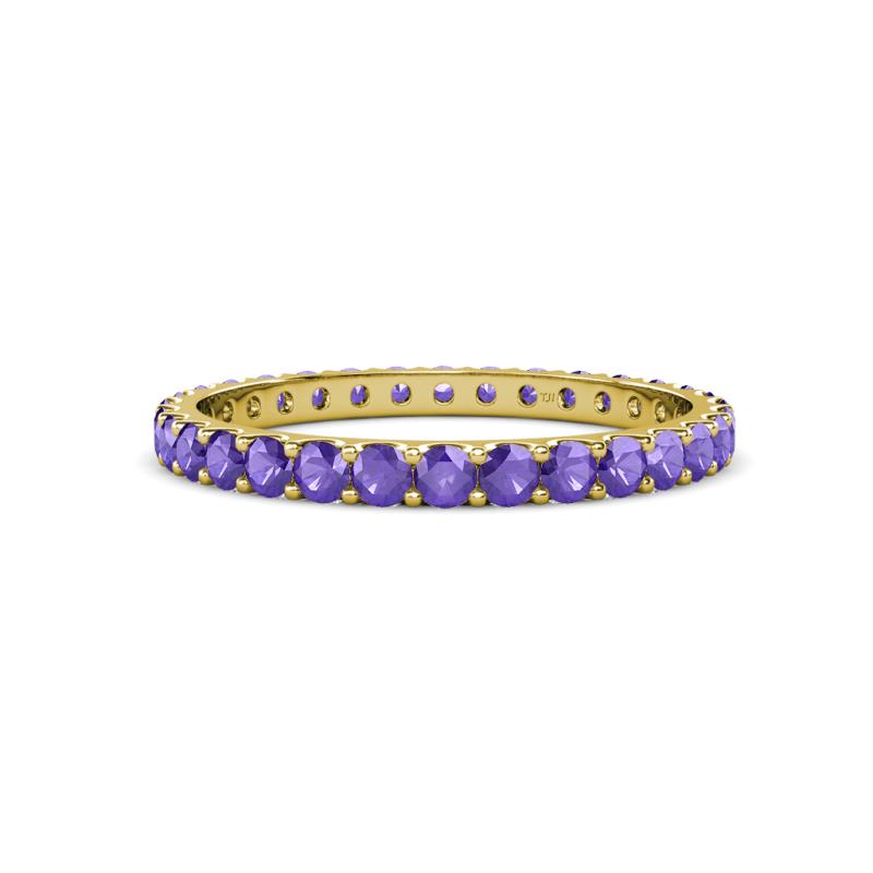 Audrey 2.70 mm Iolite U Prong Eternity Band 