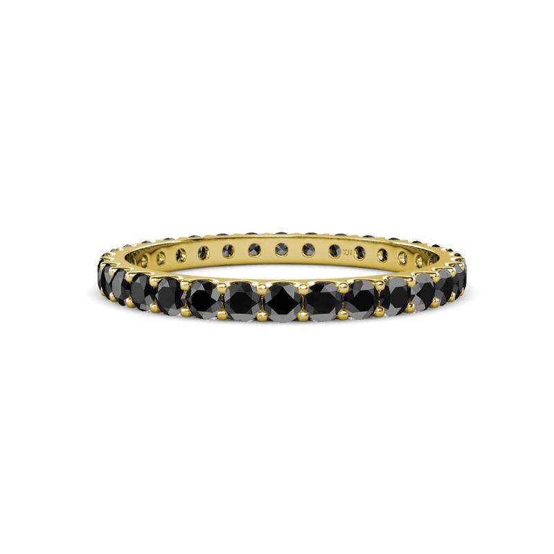 Audrey 2.70 mm Black Diamond U Prong Eternity Band 