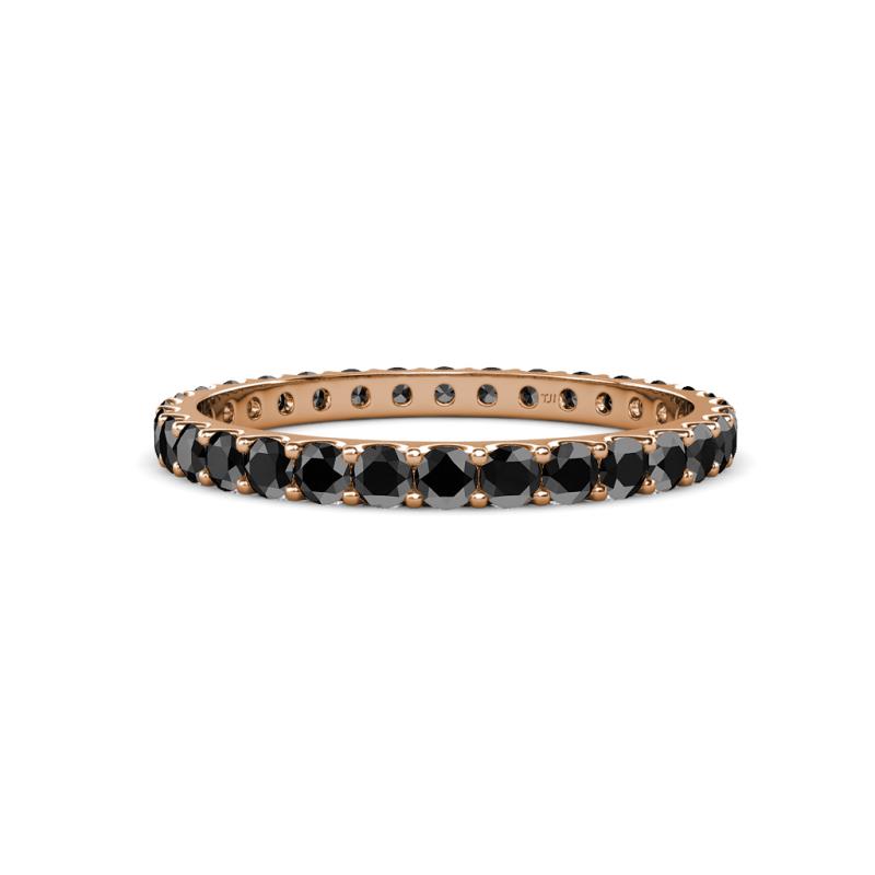 Audrey 2.70 mm Black Diamond U Prong Eternity Band 