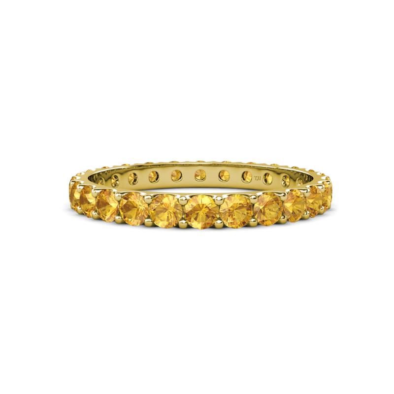 Audrey 3.00 mm Citrine U Prong Eternity Band 