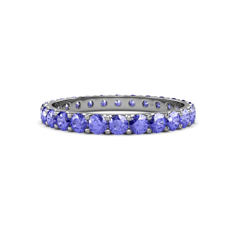 Audrey 3.00 mm Tanzanite U Prong Eternity Band 