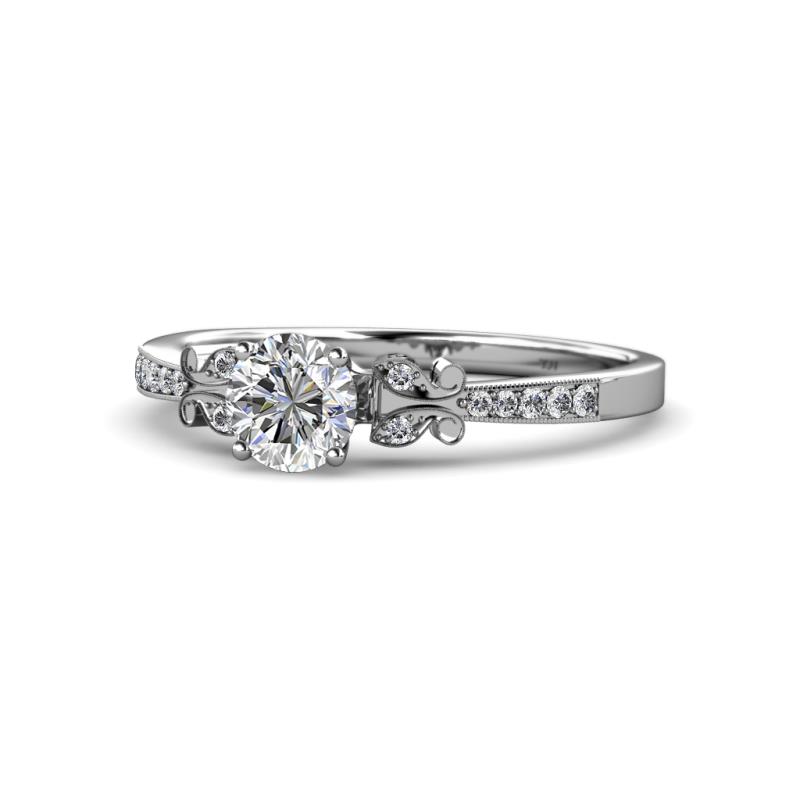 Freya Diamond Butterfly Engagement Ring 