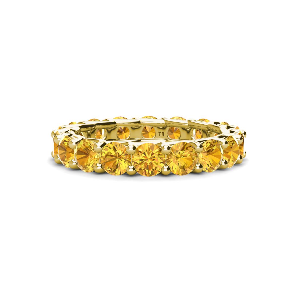 Laida 3.80 mm Citrine Eternity Band 