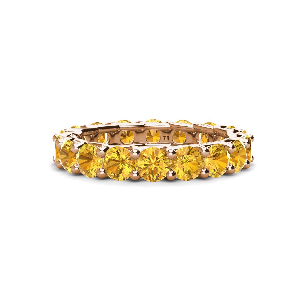 Laida 3.80 mm Citrine Eternity Band 