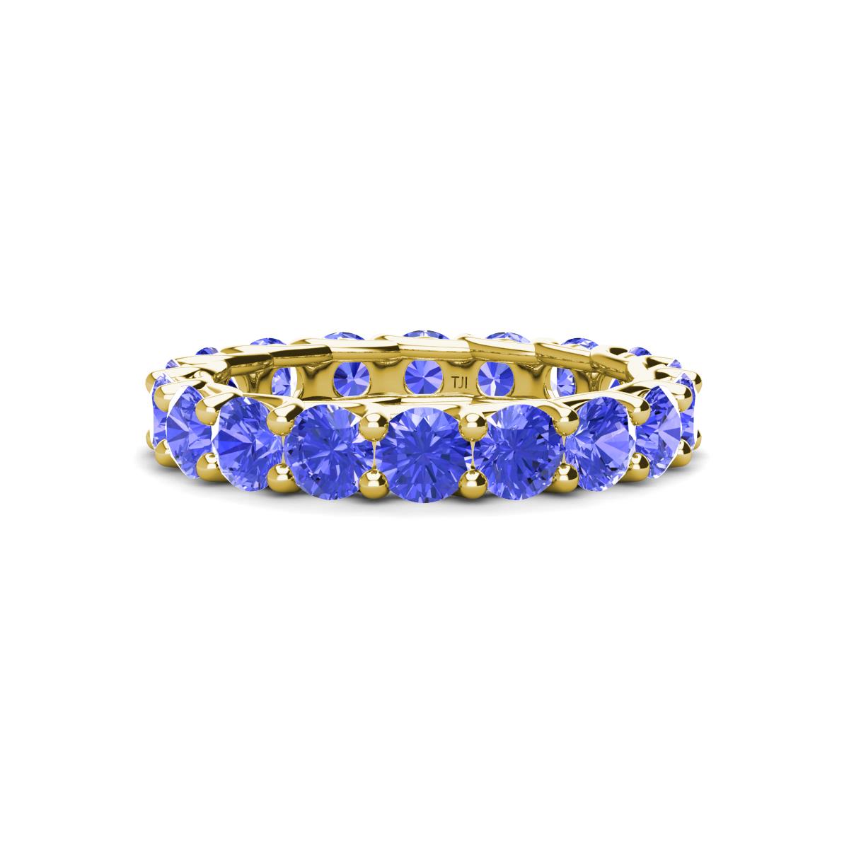 Laida 3.80 mm Tanzanite Eternity Band 
