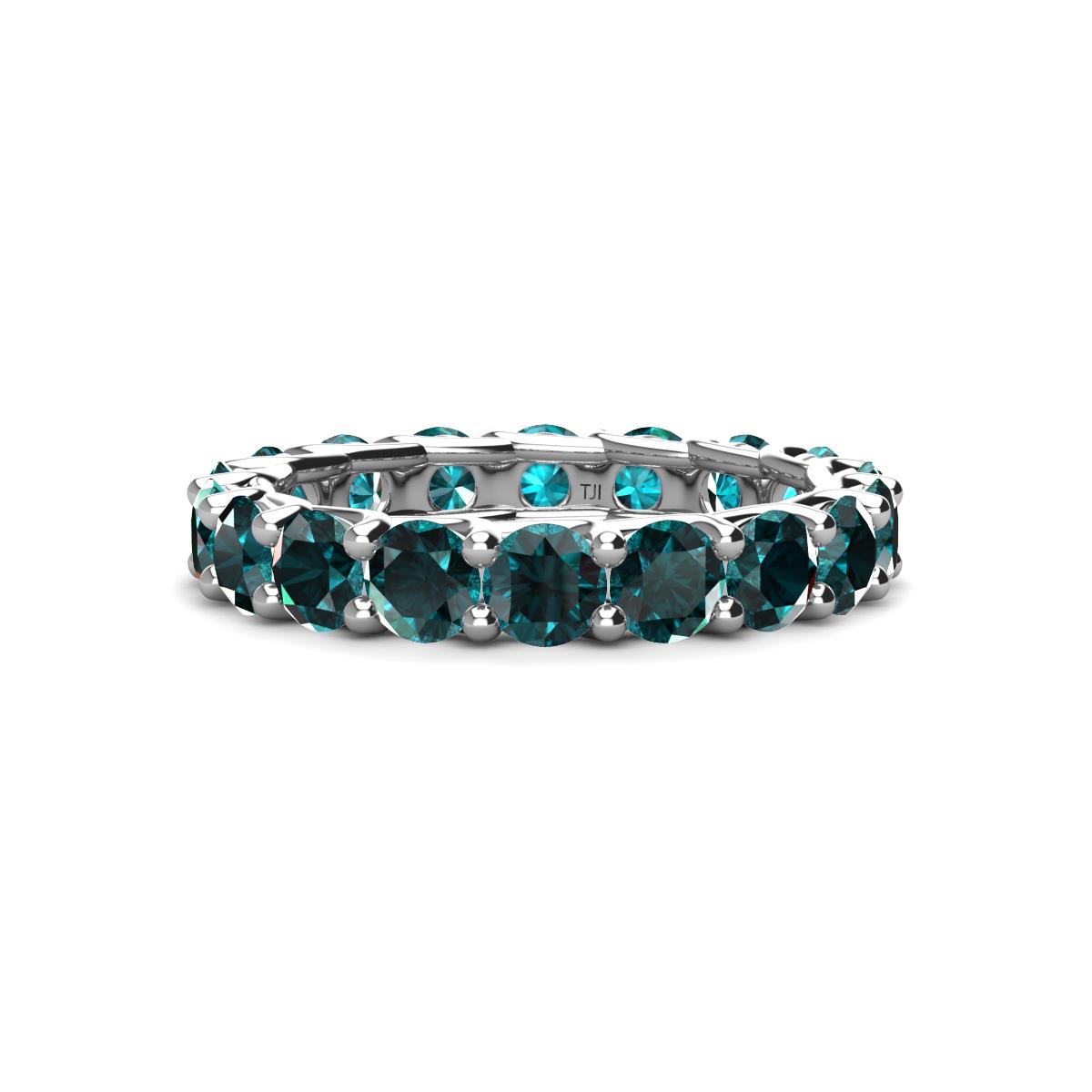 Laida 3.80 mm London Blue Topaz Eternity Band 