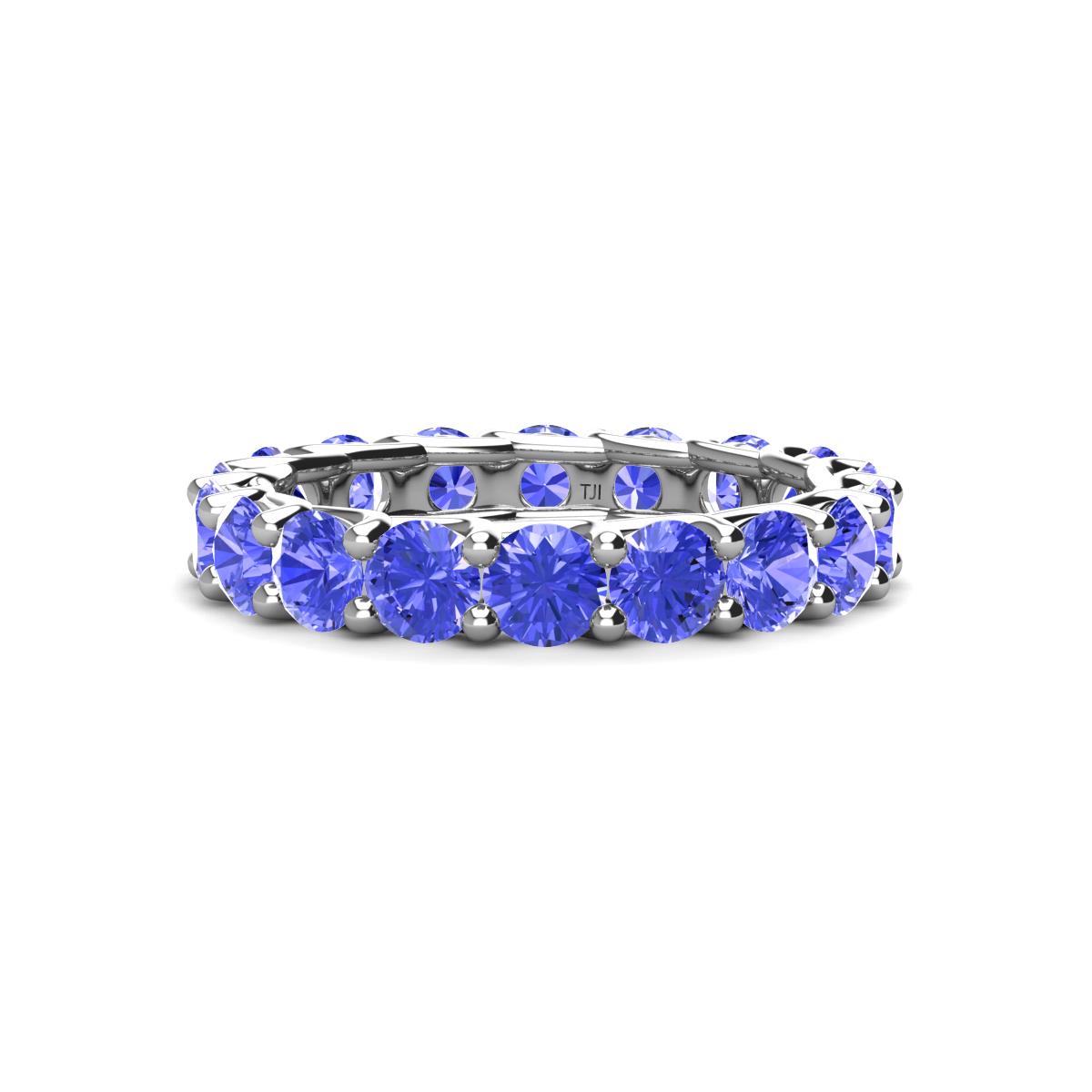 Laida 3.80 mm Tanzanite Eternity Band 