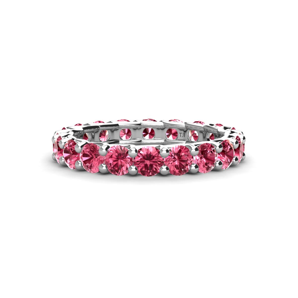 Laida 3.40 mm Pink Tourmaline Eternity Band 
