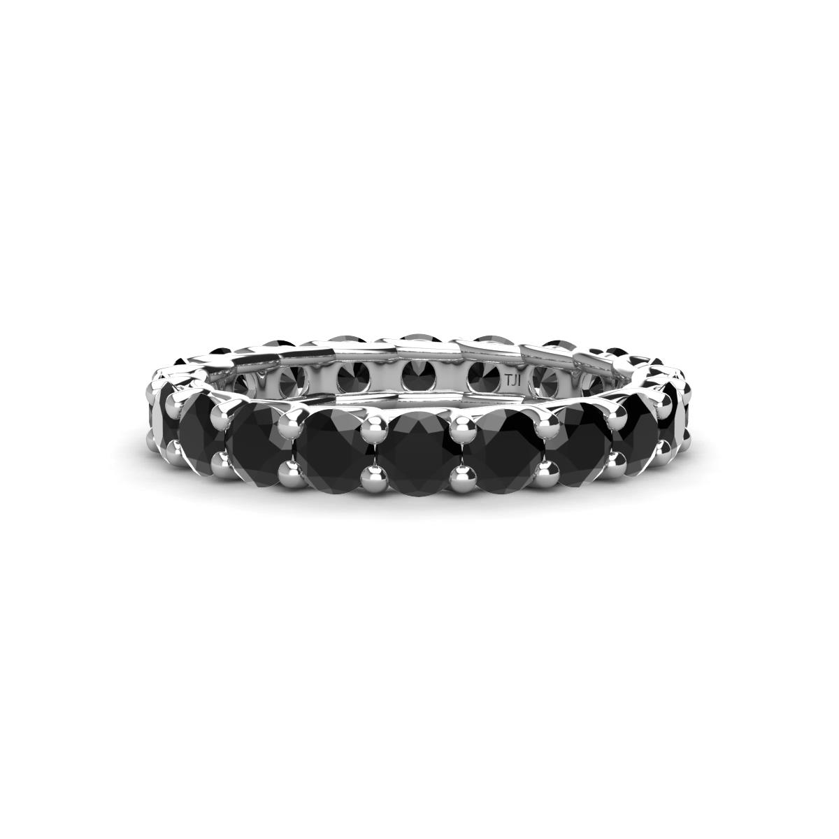 Laida 3.40 mm Black Diamond Eternity Band 
