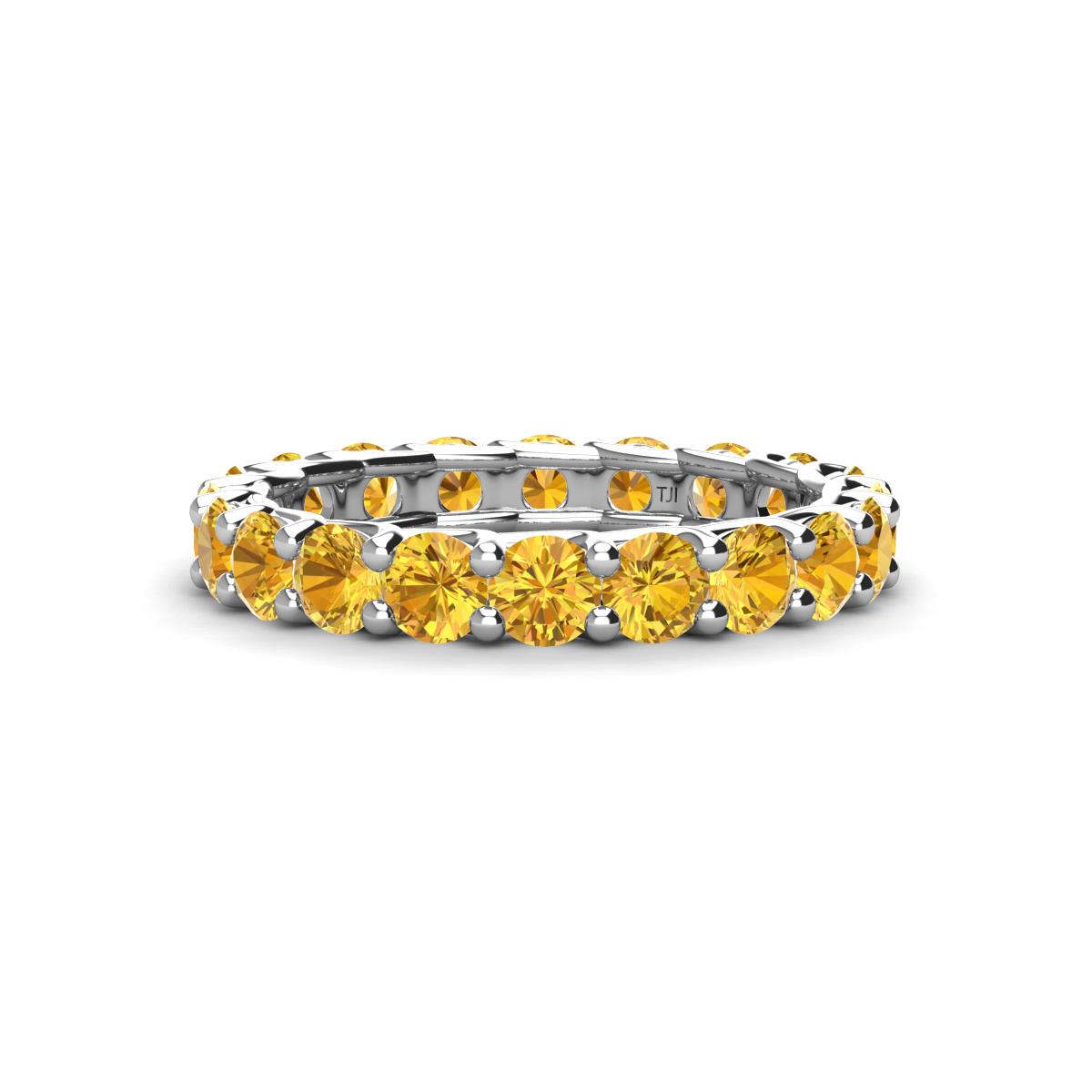 Laida 3.40 mm Citrine Eternity Band 