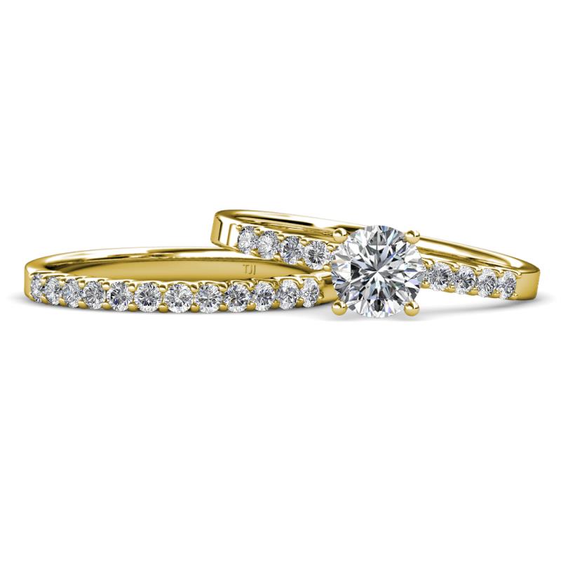 Sezen Diamond Bridal Set Ring 