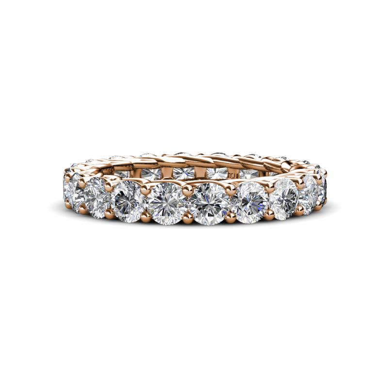 Lucida 3.80 mm Round Diamond U Prong Eternity Band 