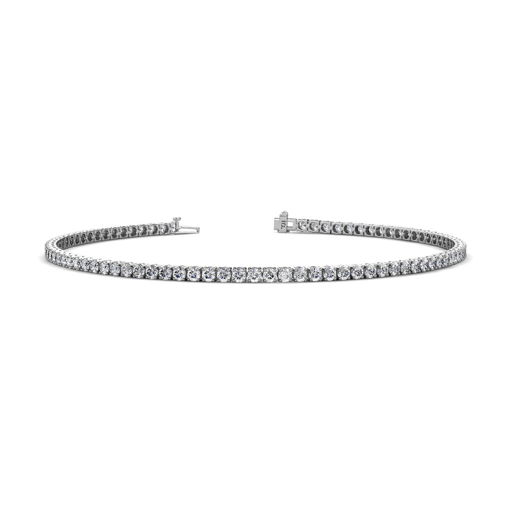 Leslie 2.28 ctw Diamond Eternity Tennis Bracelet 