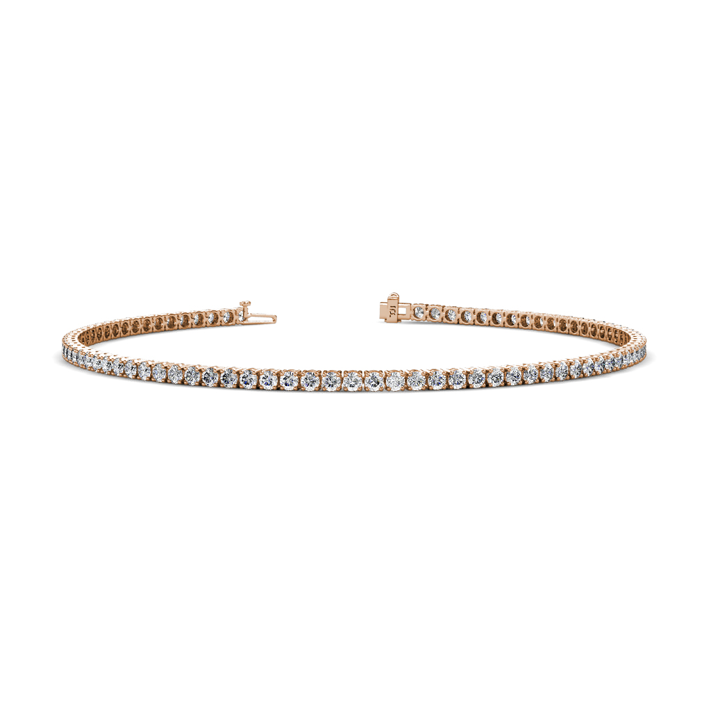 Leslie 2.28 ctw Lab Grown Diamond Eternity Tennis Bracelet 
