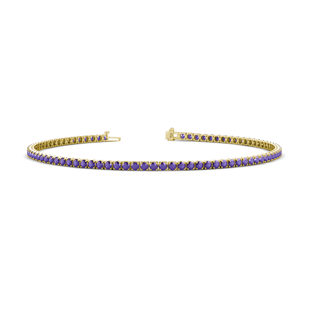 Leslie 1.43 ctw Iolite Eternity Tennis Bracelet 