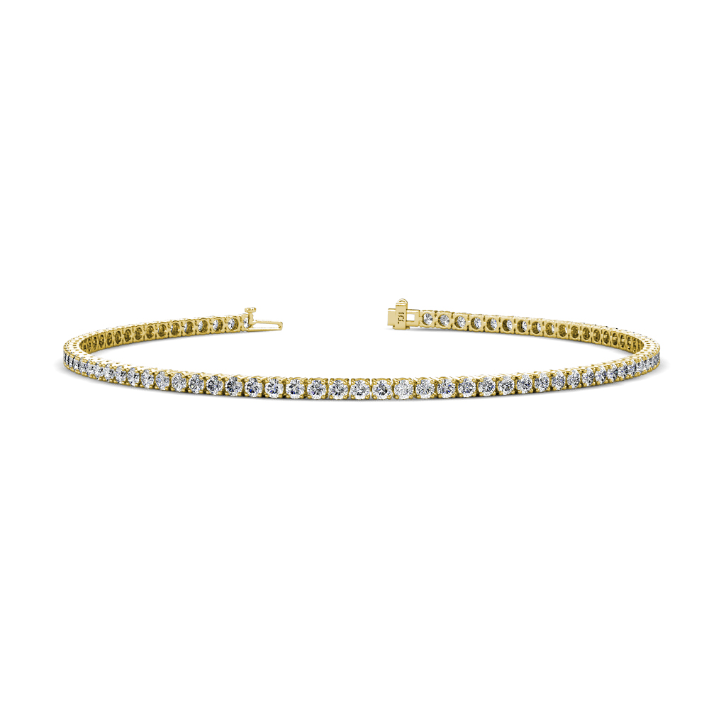 Leslie 2.28 ctw Diamond Eternity Tennis Bracelet 