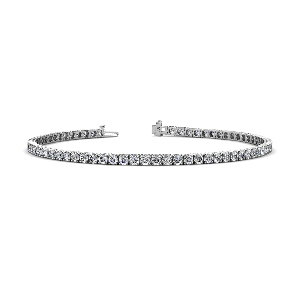 Leslie 3.84 ctw Diamond Eternity Tennis Bracelet 