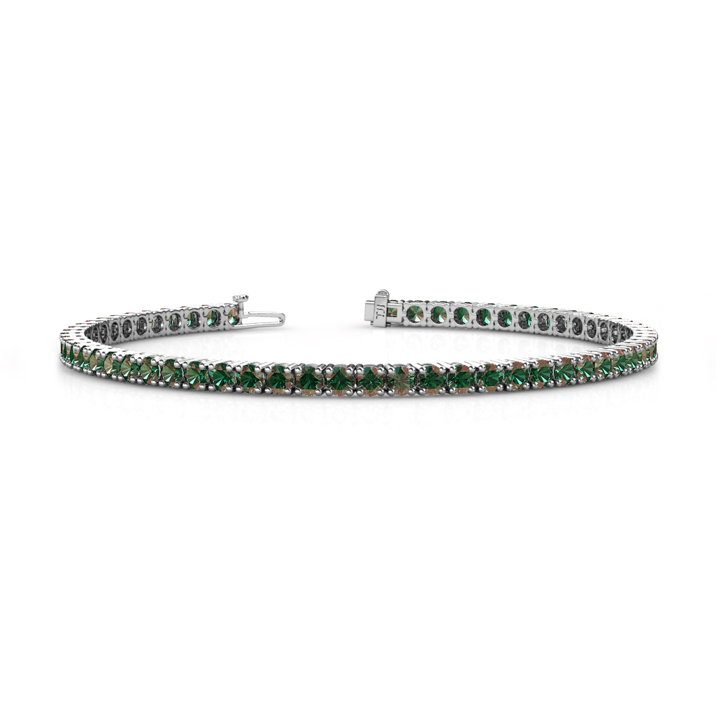Leslie 8.06 ctw Created Alexandrite Eternity Tennis Bracelet 