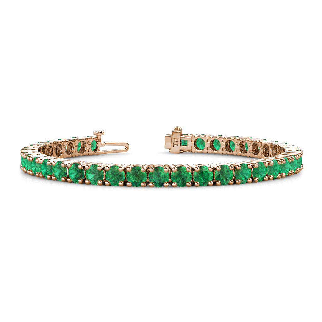 Leslie 8.20 ctw Emerald Eternity Tennis Bracelet 