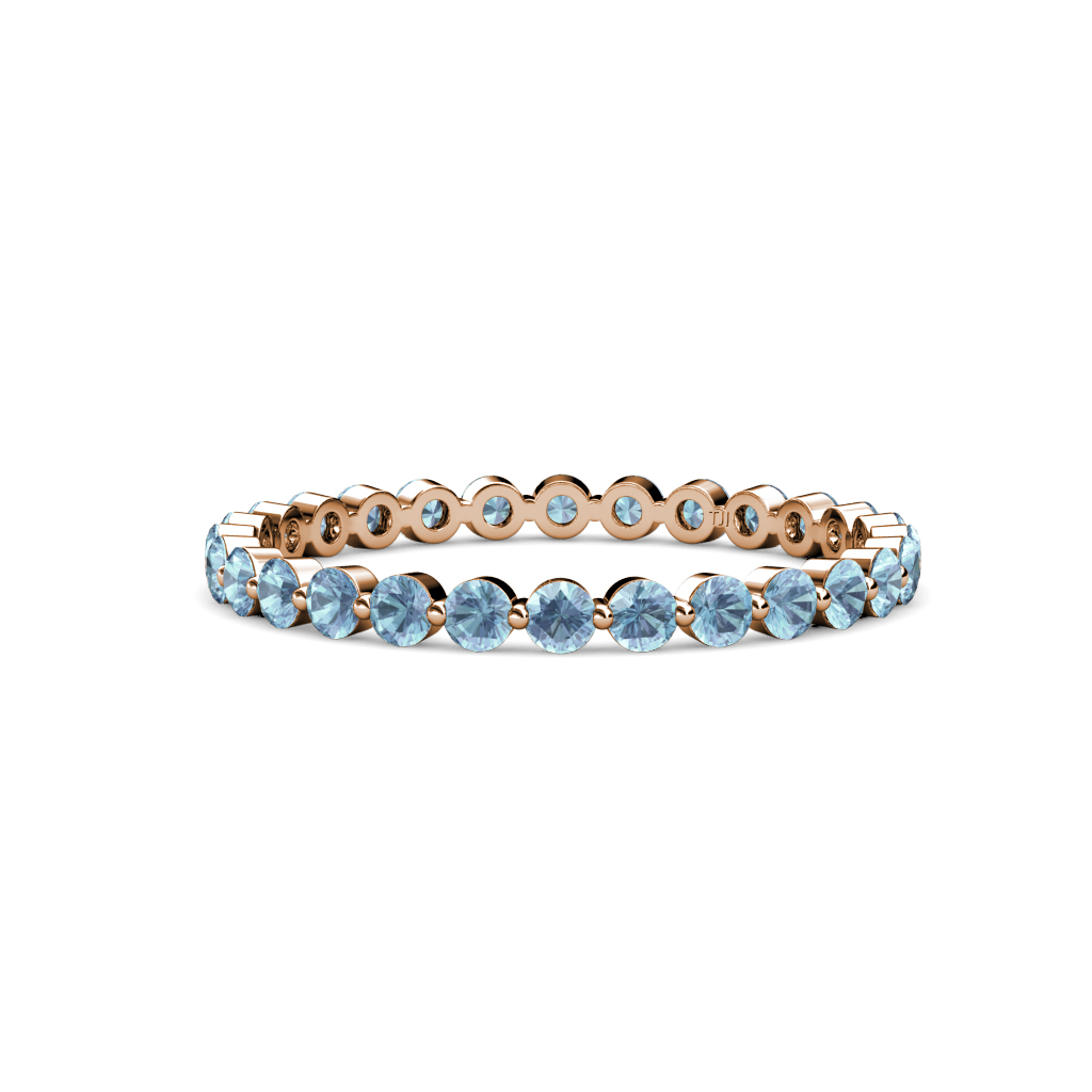 Valerie 0.70 ctw Aquamarine Eternity Band 