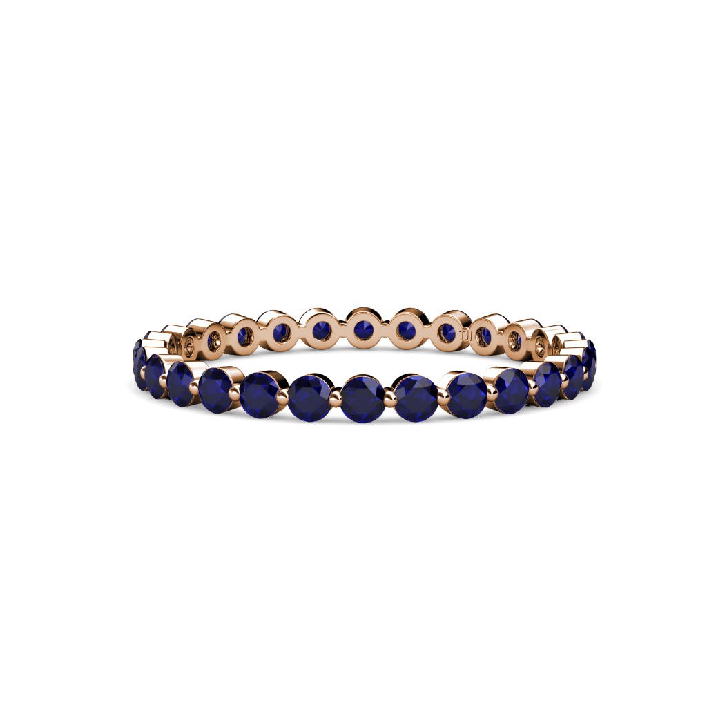 Valerie 0.75 ctw Blue Sapphire Eternity Band  