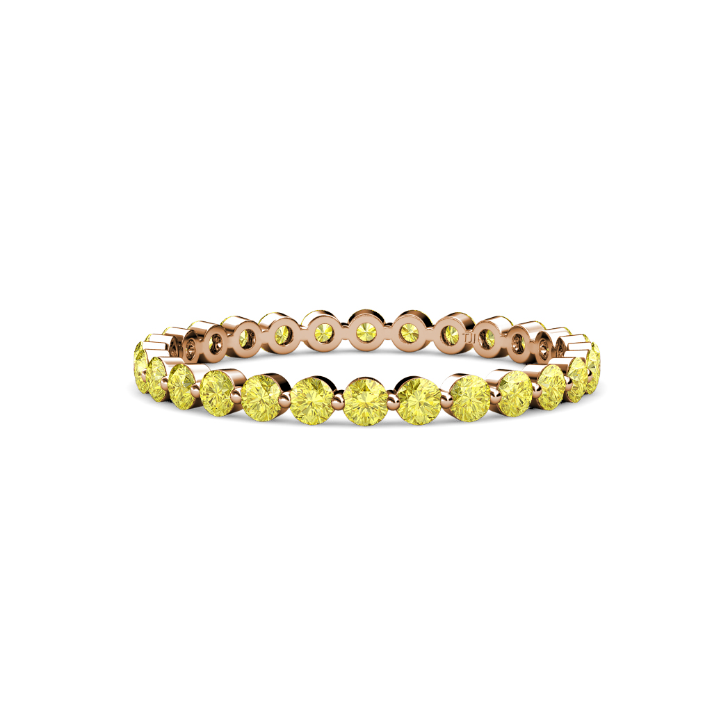 Valerie 1.10 ctw Yellow Sapphire Eternity Band 