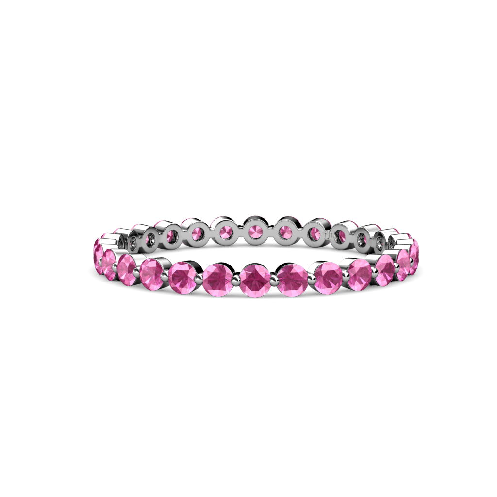 Valerie 1.10 ctw Pink Sapphire Eternity Band 