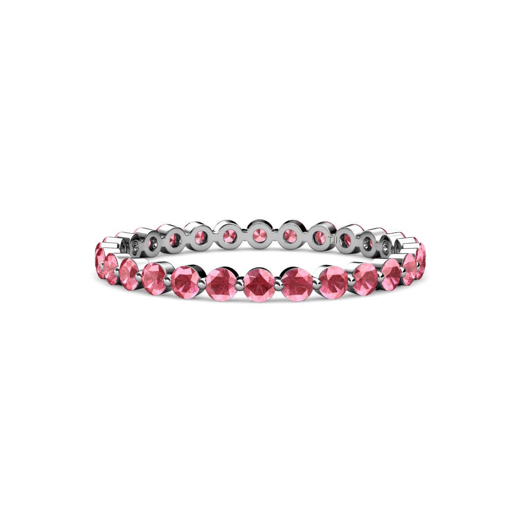 Valerie 0.70 ctw Pink Tourmaline Eternity Band 