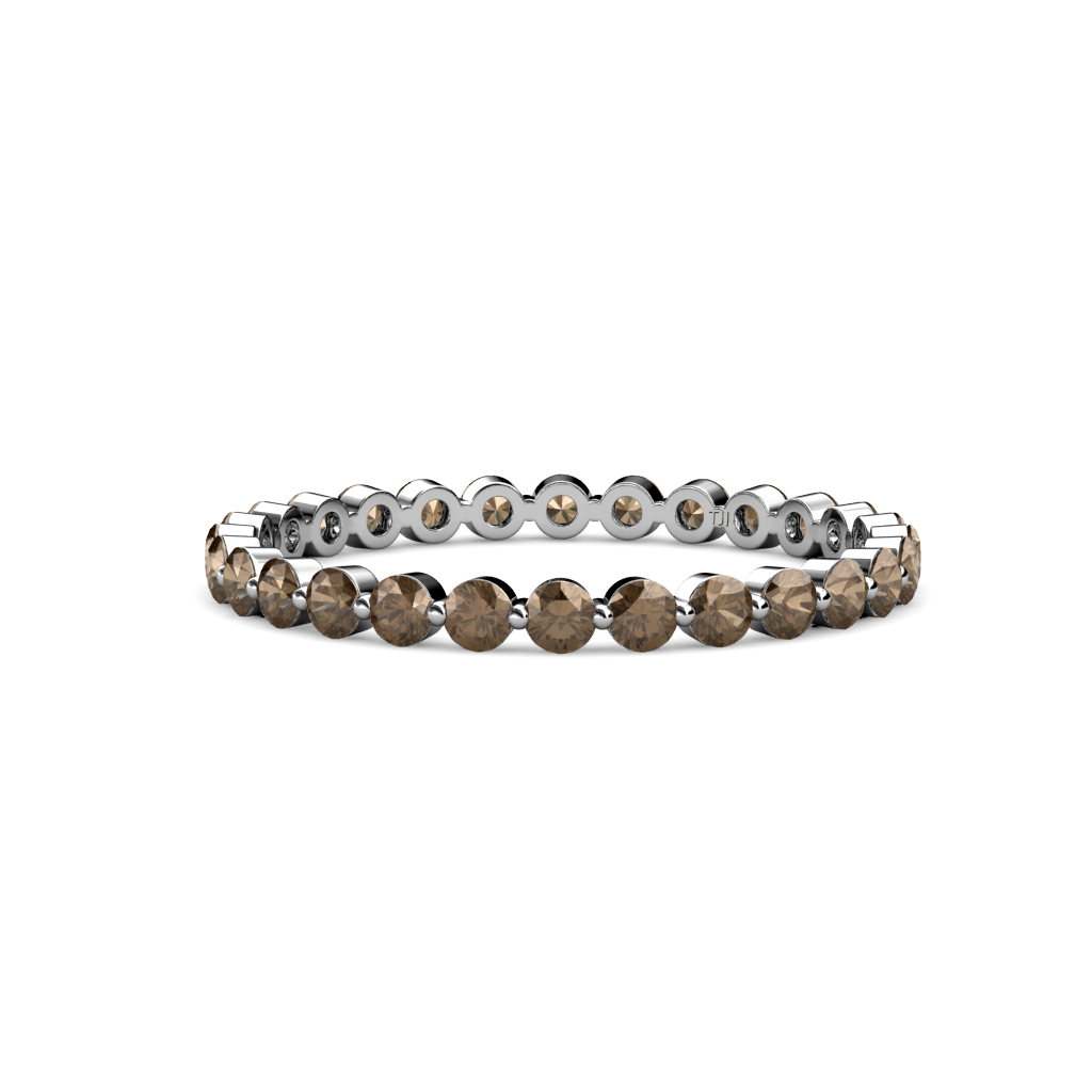 Valerie 1.00 ctw Smoky Quartz Eternity Band 