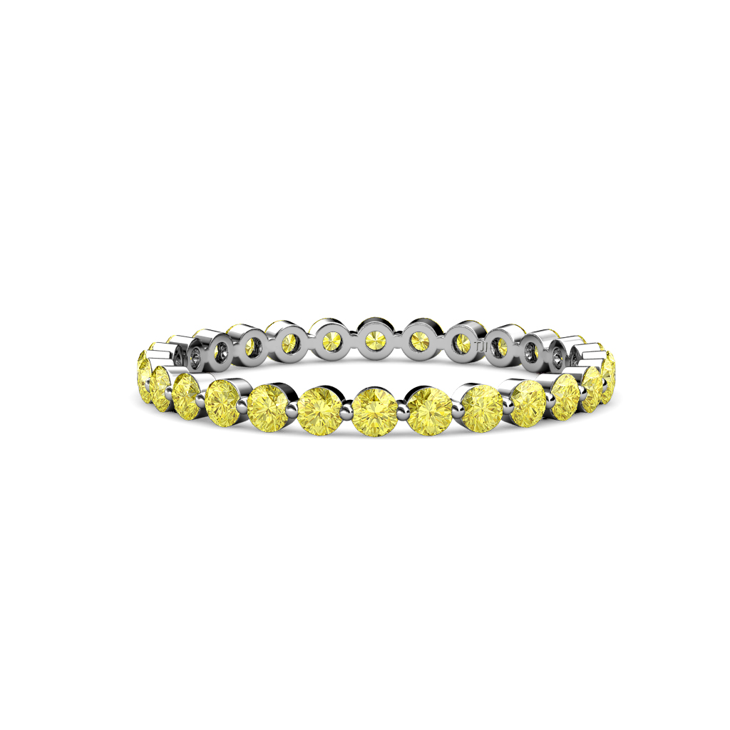 Valerie 1.10 ctw Yellow Sapphire Eternity Band 