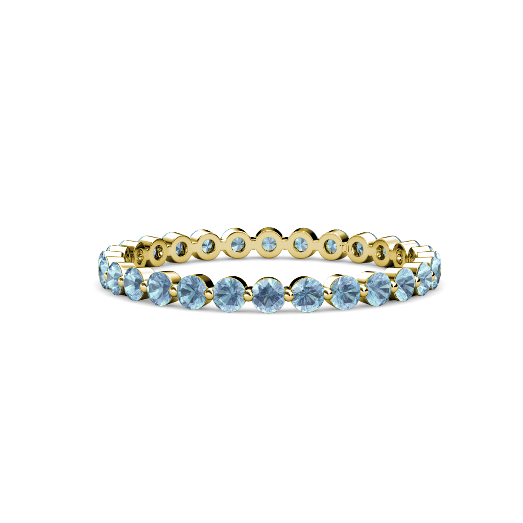 Valerie 0.70 ctw Aquamarine Eternity Band 